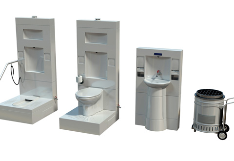 Photo of portable toilets